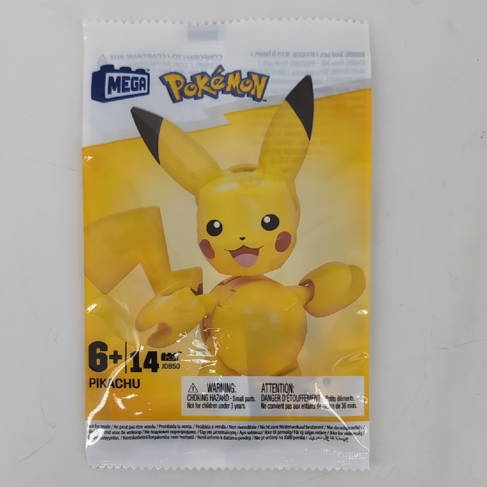 Mega Pokémon Building Set Mini Squirtle, Bulbasaur Charmander Pikachu Kanto - Picture 6 of 6